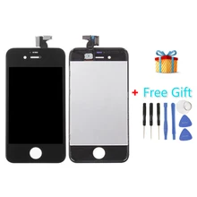iPartsBuy 3 in 1 for iPhone 4S (LCD + Frame + Touch Pad +Free Gift ) Digitizer Assembly