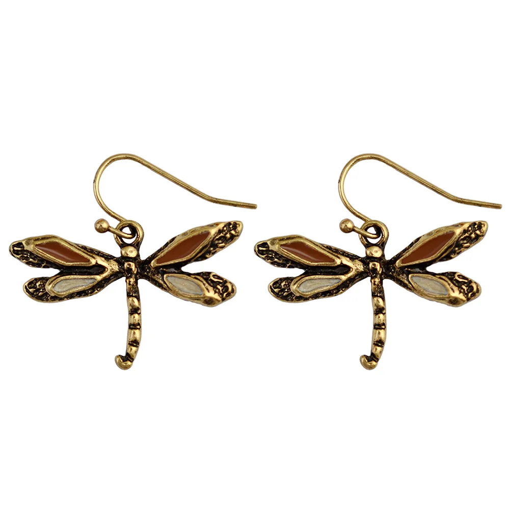 

2018 New Arrival Fashion Dangle Dragonfly Earrings Personality Long Drop Earring Spring Summer Style For Girls Women Jewelry