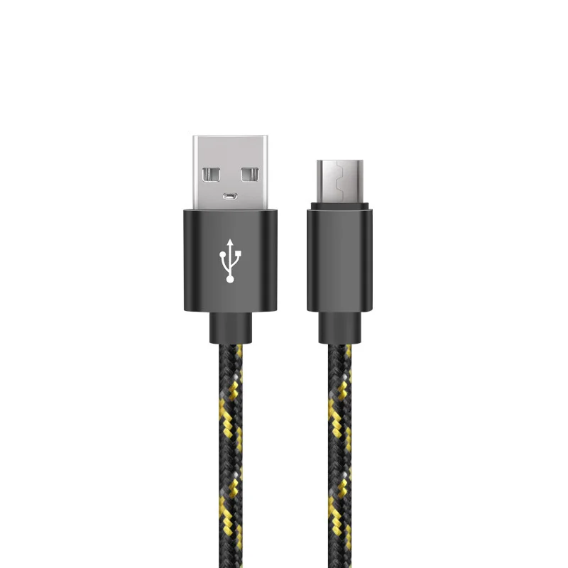 Микро USB кабель 1 м Быстрая зарядка нейлон USB синхронизация данных мобильный телефон Android адаптер зарядное устройство кабель для samsung кабель для зарядки