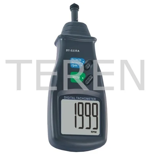 Digital Contact Type Tachometer Revolution Meter Digital Speedometer Tachometer DT-2235A  -4