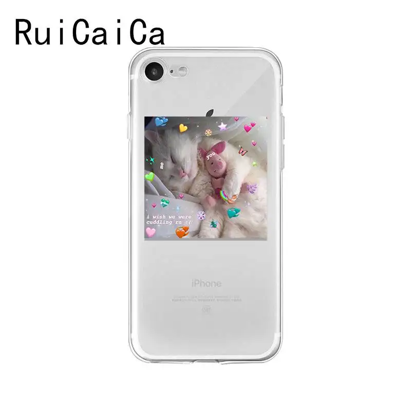 super cute cat dog cartoon pink Heart-shaped YOU&ME series