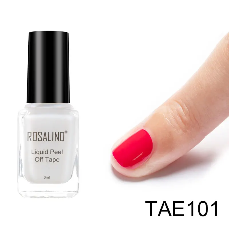 ROSALIND Гель-лак для ногтей праймер шелушитель лента 6 мл 4 цвета для маникюра ногти пилинг Базовое покрытие гель-краска для ногтей - Цвет: TAE101