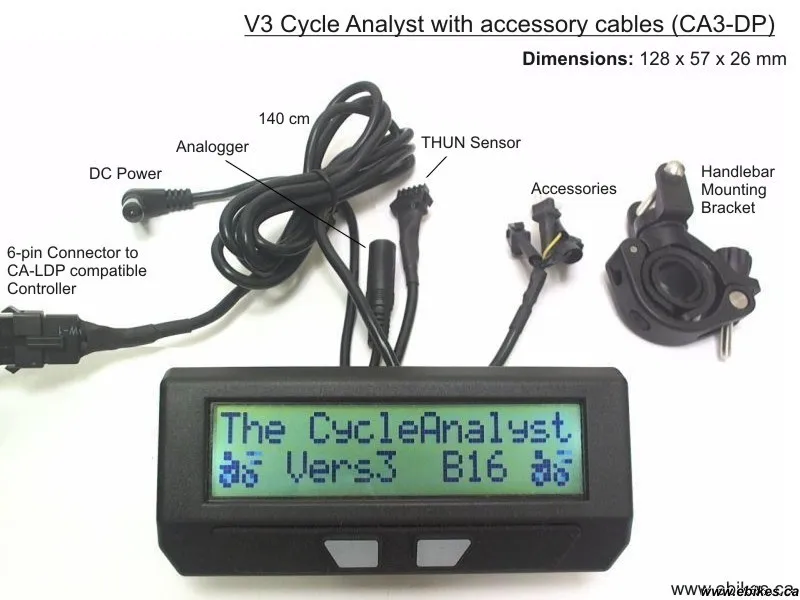 Cycle Analyse CA3-DP, V3 сразу подключаемый аналитик цикла с вспомогательными кабелями