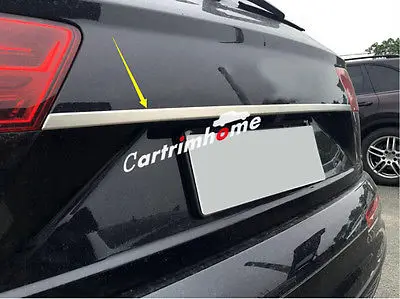 

Stainless Rear Door Trunk Lid Decoration Trim Cover 1pcs for Audi Q7 2016 2017