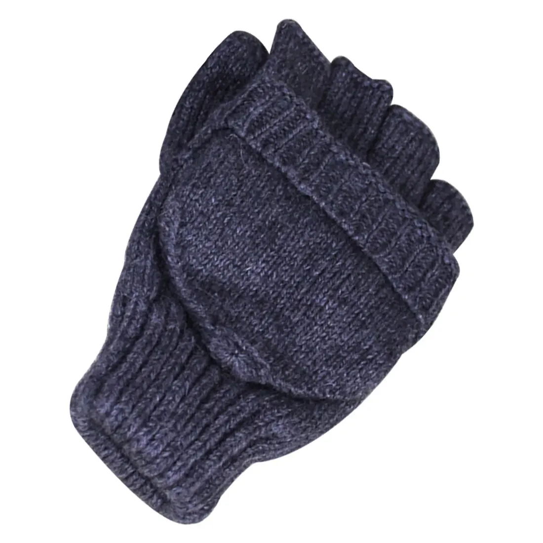 Унисекс плюс толстые мужские перчатки без пальцев, мужские шерстяные зимние теплые открытые перчатки, вязаные теплые перчатки на половину пальцев
