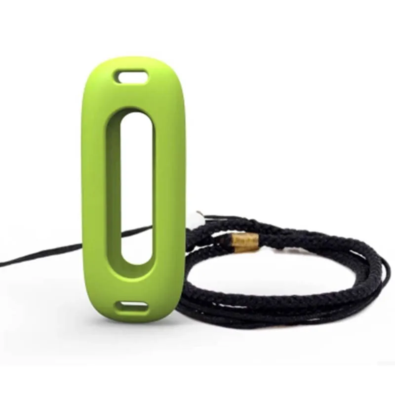 Цветной чехол Mijobs Mi Band Подвеска для ожерелья из силикона Carrier miband smart или Miband 1S С
