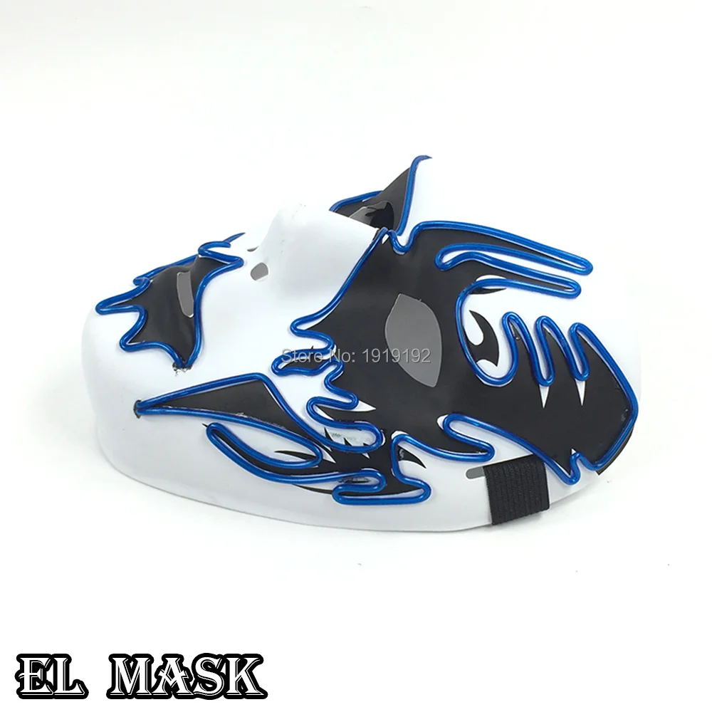 Стандартный упаковка смерть маски призрак маску с DJ Dance маски маскарад Пластик Хэллоуин реквизит для Мода для вечеринок Декор