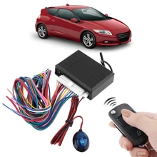 12V Car Alarm System Vehicle Keyless Entry System with Remote Control & Door Lock Automatically for Hyundai qcontrol car remote smart key 433mhz id46 chip suit for hyundai santa fe ix45 vehicle control alarm door lock