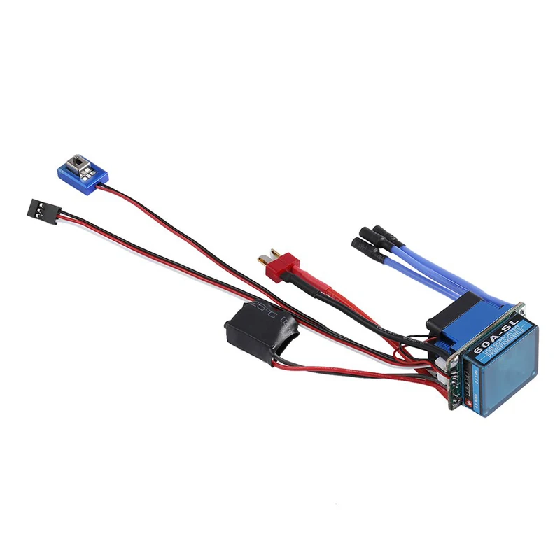 Гоночный 60A ESC бесщеточный Электрический регулятор скорости для 1:10 RC автомобиль грузовик NR
