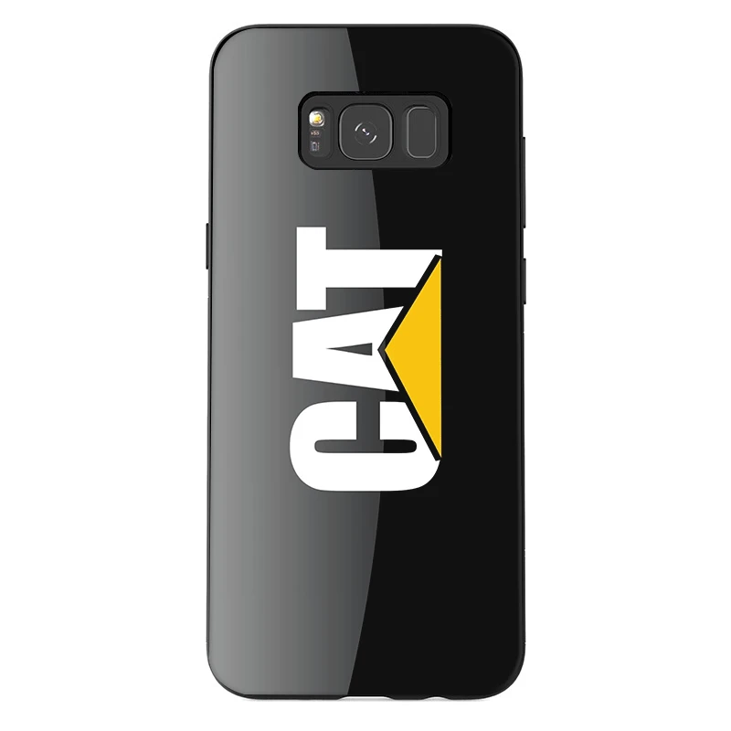 Desxz силиконовый чехол для телефона для samsung A3 A5 A6 A7 A8 A9 A10 A30 A40 A50 A70 плюс крышка с логотипом Caterpillar сумка из ТПУ - Цвет: B12