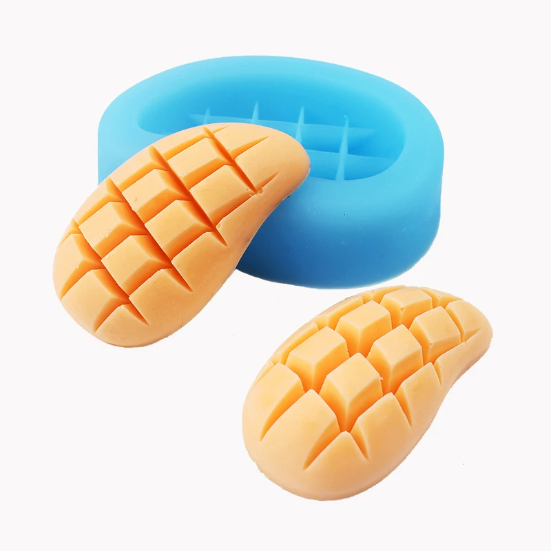

Silicone Soap Molds Mango Chocolate Bath Bomb Mold Handmade Fragrance Soap Making Tool
