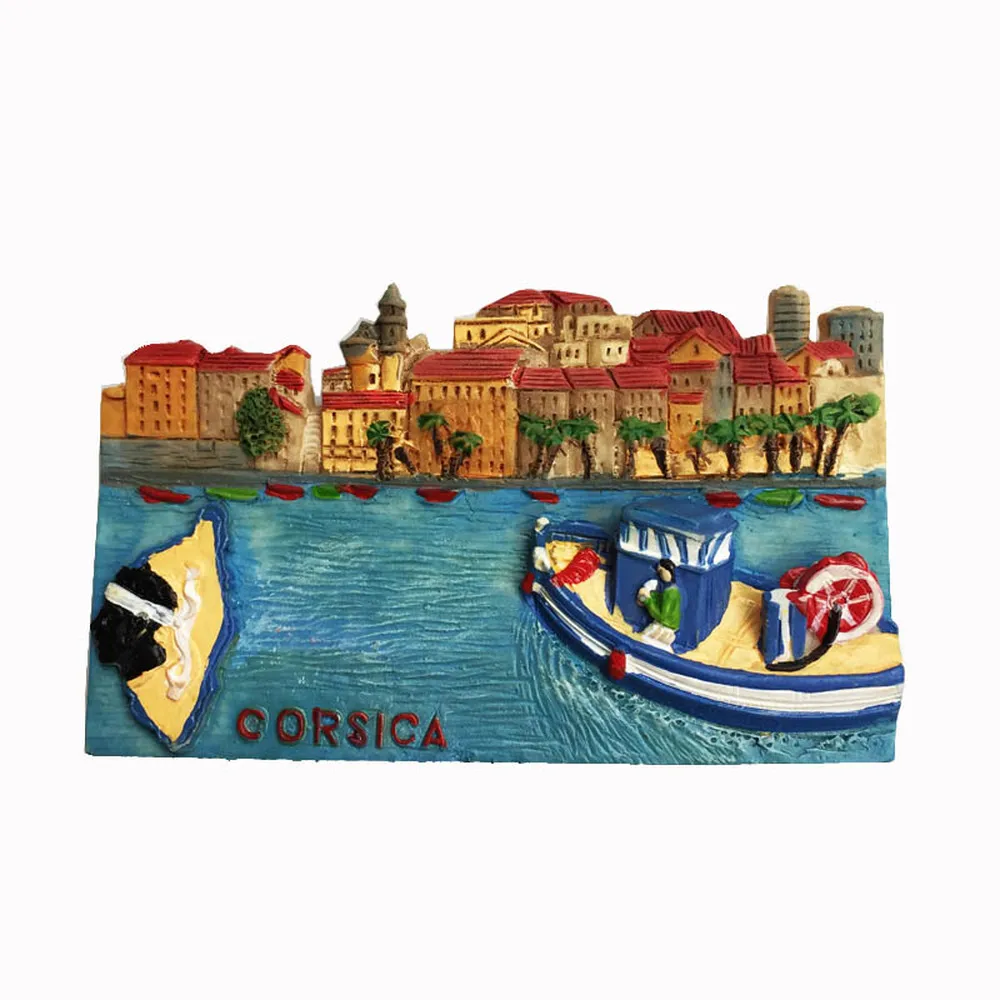 

BABELEMI New Hot Blue coast Saint-Tropez Vale Provence France Fridge Magnet Souvenirs Refrigerator Magnetic Stickers Home Decor