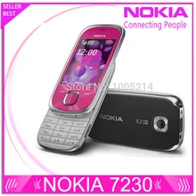 Refurbished Nokia 7230 handy 3.2MP Kamera Bluetooth FM JAVA MP3 Unterstützung Russische tastatur refurbished
