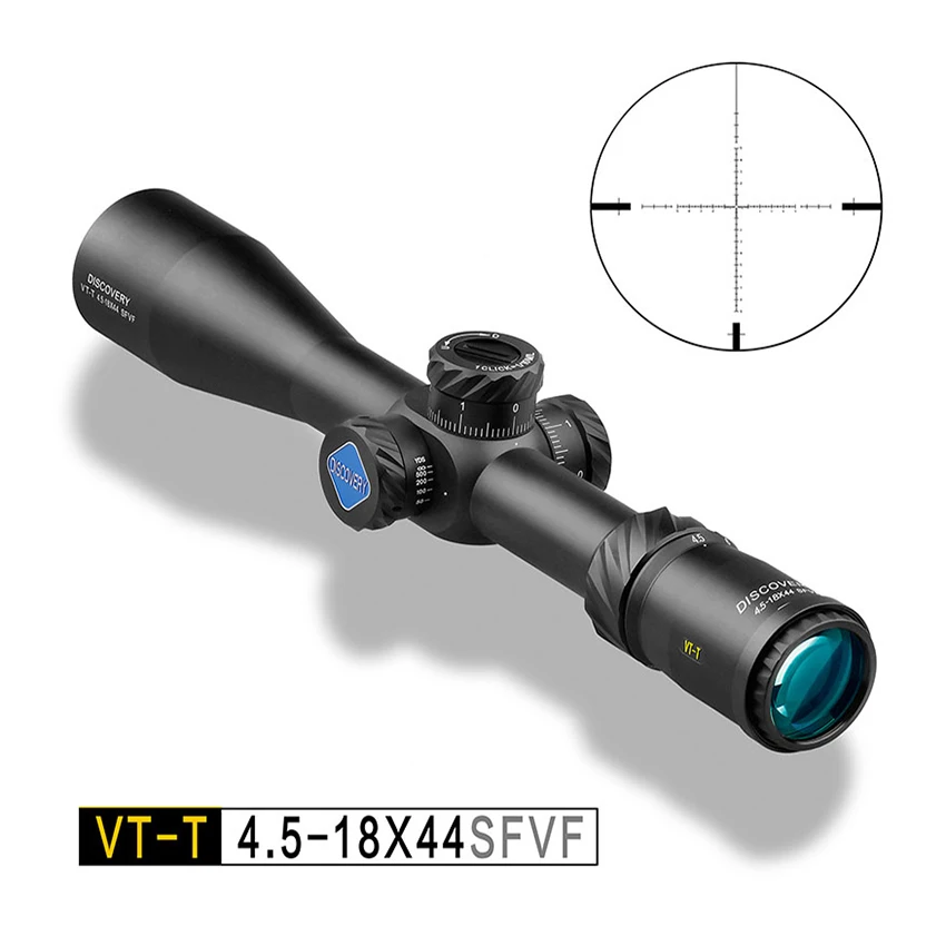 

Discovery Hunting Riflescope VT-T 4.5-18X44SFVF First focal plane FFP Optic Sight Airsoft scope Riflescopes Hunting game weapon