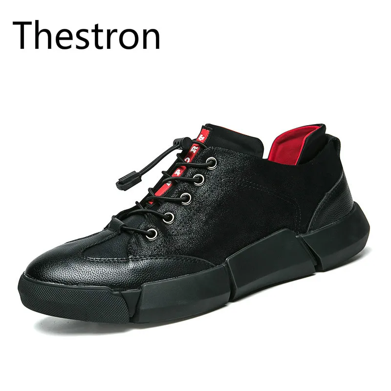 

Thestron Men Shoes Casual Sneakers Mens Shoes Genuine Leather Fashion 2018 New Male Shoes Designer Casual Men Sport Brand Good
