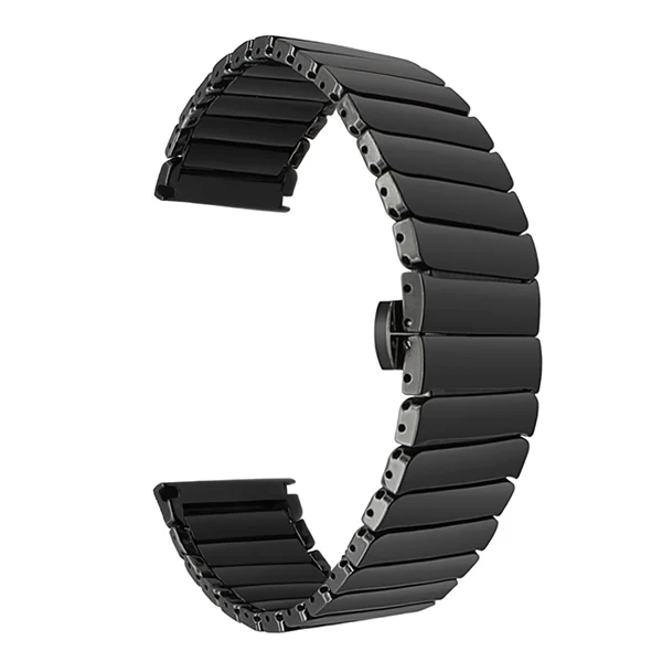 20 мм Полный керамический ремешок для часов+ инструмент для Xiaomi Huami Amazfit Bip BIT PACE Lite Youth Watch Band сталь Бабочка Пряжка ремешок