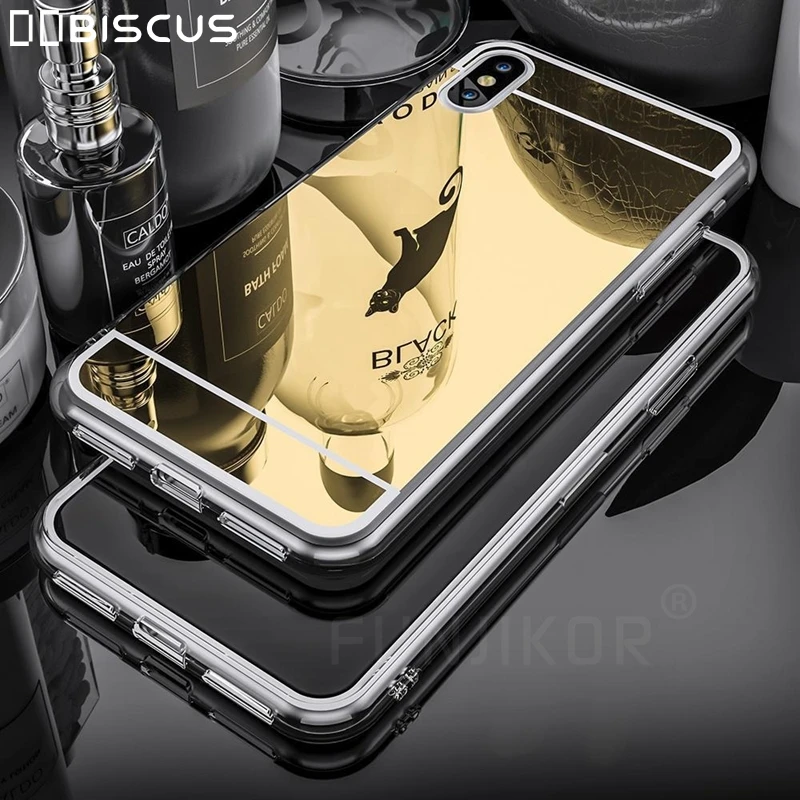 

Makeup Mirror Plating Case For Samsung Galaxy A20 A30 A50 M10 M20 A40 A70 A10 Soft TPU Silicone Full Coverage Back Cover Funda