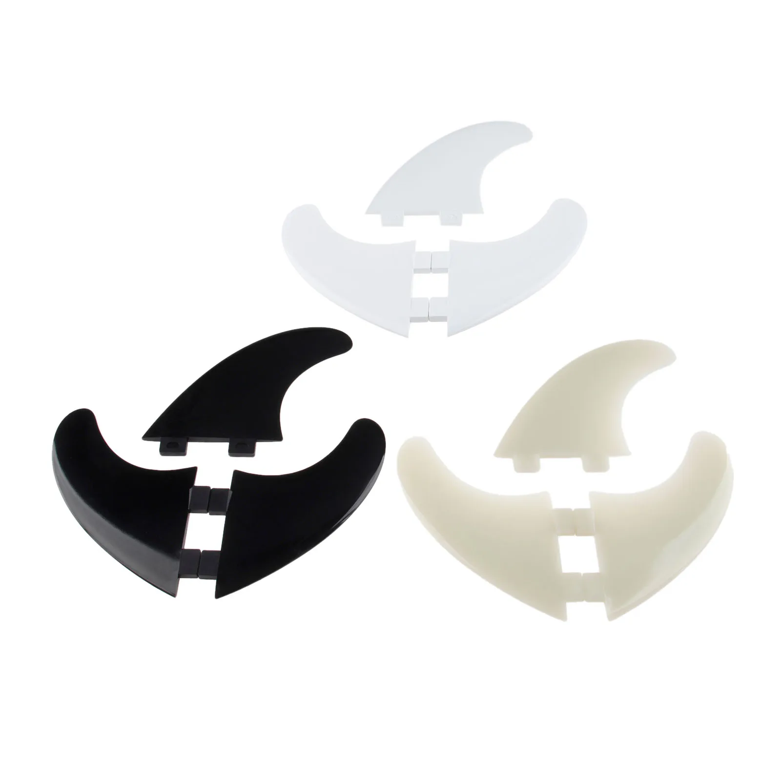 3 Pcs Per Set Plastic Nylon Surf Fins Template For Future-G5 Fin Box Base Surfboard Bodyboard SUP Board Surfing Fin Tail Rudder