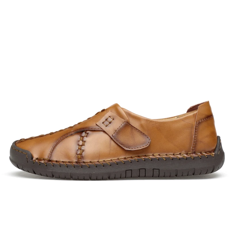Masculinos Mocassins Brown Primavera Preto Crianças Black Deslizar Sapatos Casuais Sobre Brown Homens Zapatos 2019 Calçado Couro De yellow Misalwa Plana red Marca Dos Luxo Hombre BqawXnI