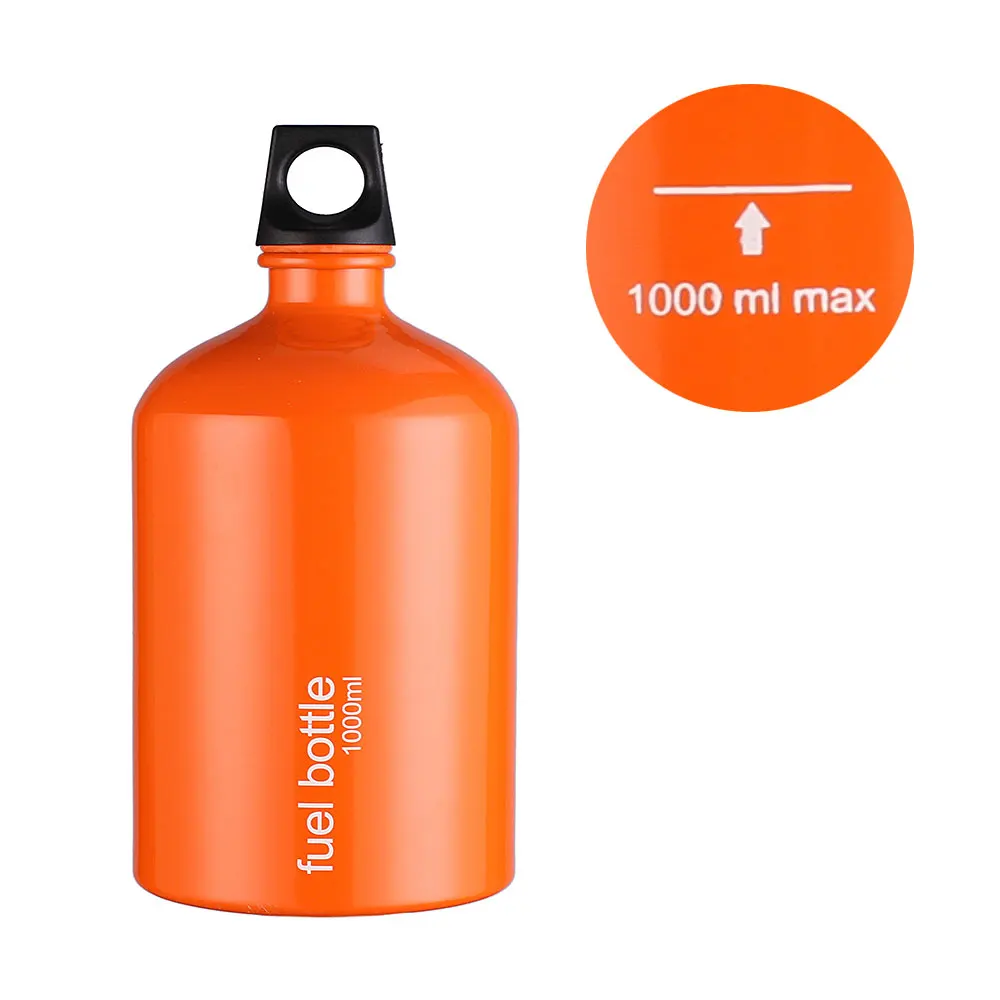 BRS бутылка для хранения топлива для наружного сжигания масла Кемпинг плита бензин дизель керосиновый спирт бак для сжиженного газа 530 мл/750 мл/1000 мл - Цвет: 1000ML