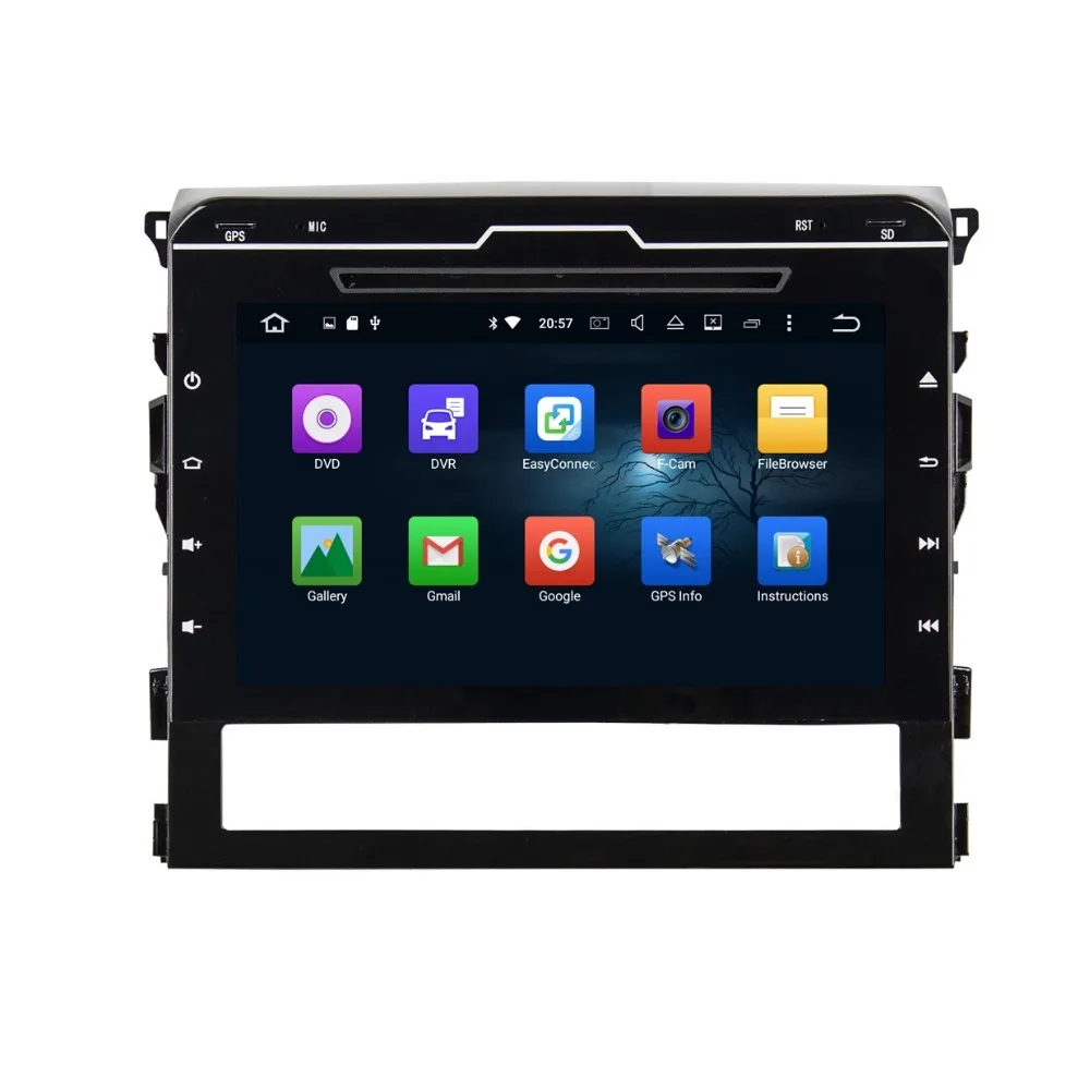 4GB RAM 9 Octa Core Android 6 0 Car DVD Player for Toyota Land Cruiser 2016