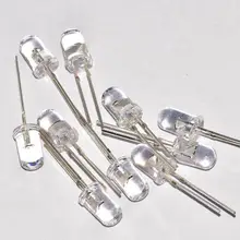 100 шт./лот светильник излучающий поворот 3 мм led