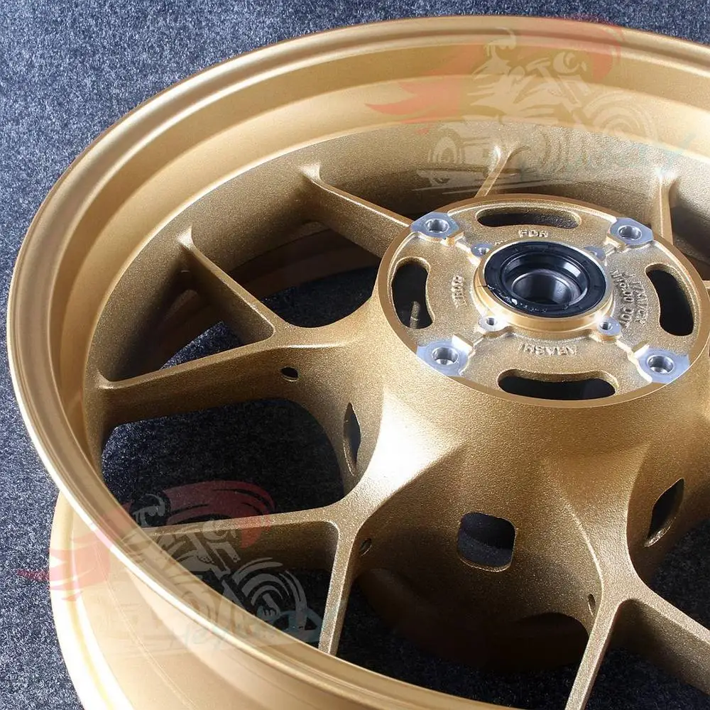 Motorcycle Hub Gold Aluminum Alloy Rear Wheel Rim For Honda CBR 1000RR 2012 2013