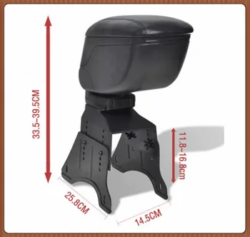 

Free Shipping Car ARMREST SEAT FOR PEUGEOT 206 306 307 406 Black,Car Accessories Auto Parts Center Armrest Console Box Arm Rest