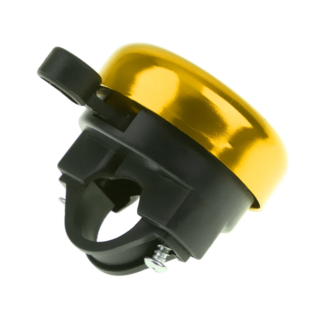 Bicycle Bell Cycling Bike Metal Ring Sound Horn Loud Clear Tone Bicycle Accessories for Adults Kids 22 mm Gold 