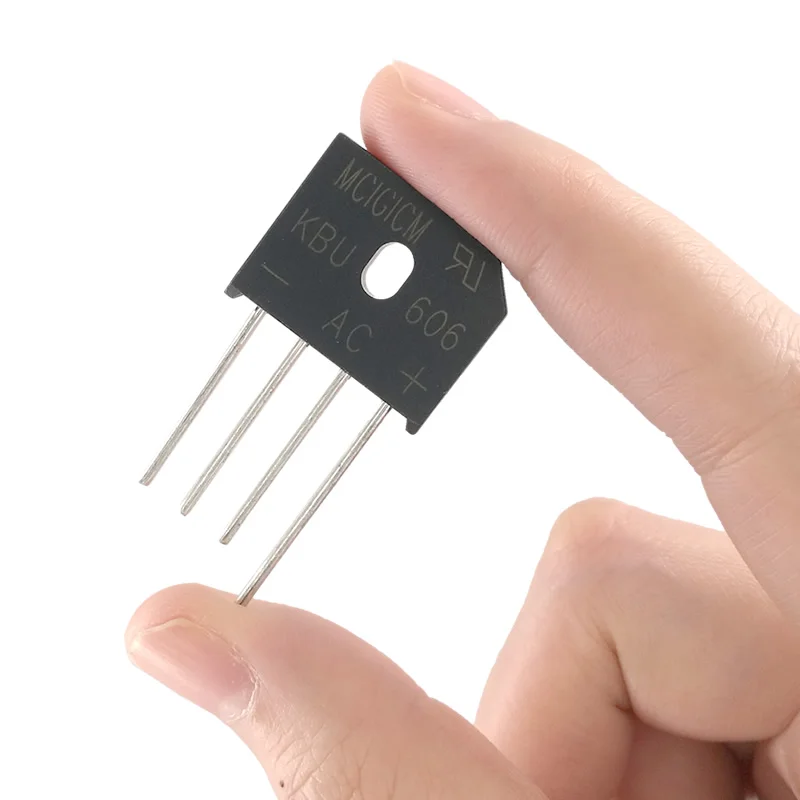 MCIGICM 10PCS 6A 600V diode bridge rectifier kbu606
