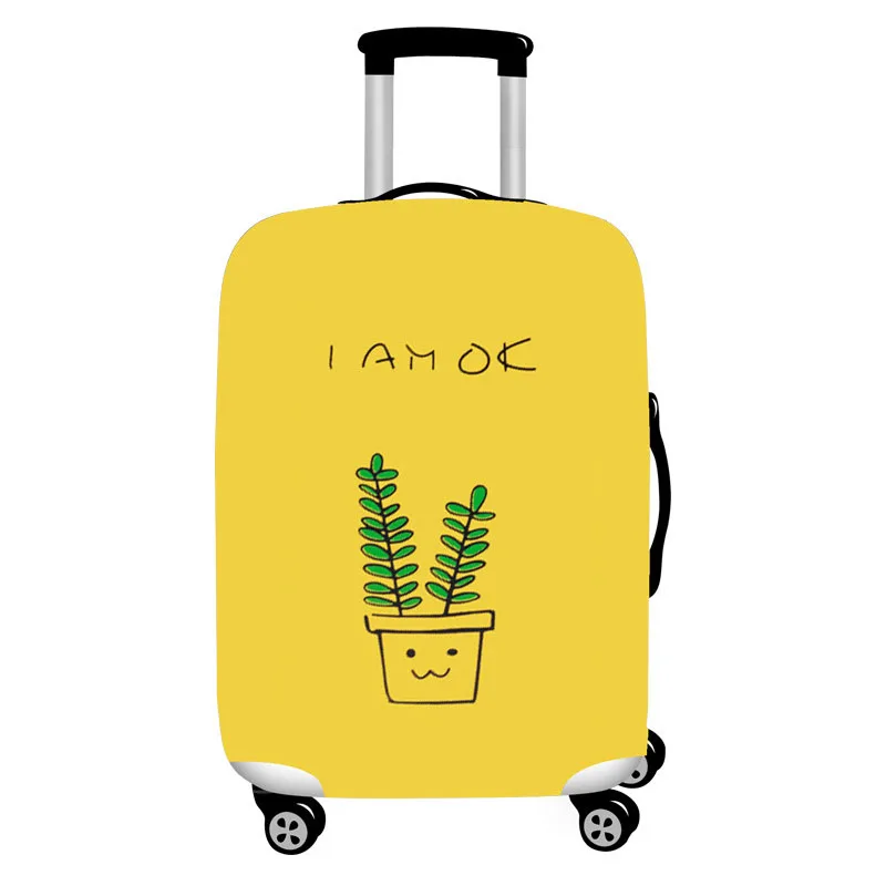 SEREQI stylish elastic suitcase case. Suitable for 18-32 inch trolley luggage dust cover trunk lid luggage protection cover SEREQI stylish elastic suitcase case. Suitable for 18-32 inch trolley luggage dust cover trunk lid luggage protection cover