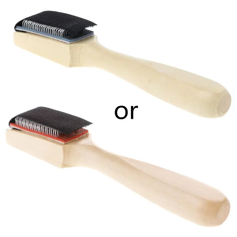 

Wood Suede Sole Wire Cleaners Dance Shoes Cleaning Brush For Footwear