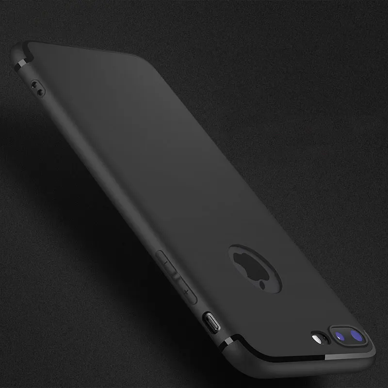 Мягкий матовый чехол для iPhone X чехлы 10 8 7 6S 6 Plus 5 se полная задняя крышка силиконовый