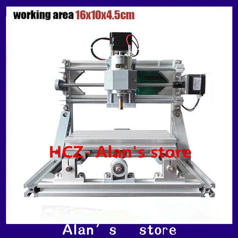 

1610 CNC control GRBL Diy Mini CNC machine, working area 16x10x4.5 cm, 3 Axis Milling Pcb Machine, Wood Router, cnc router
