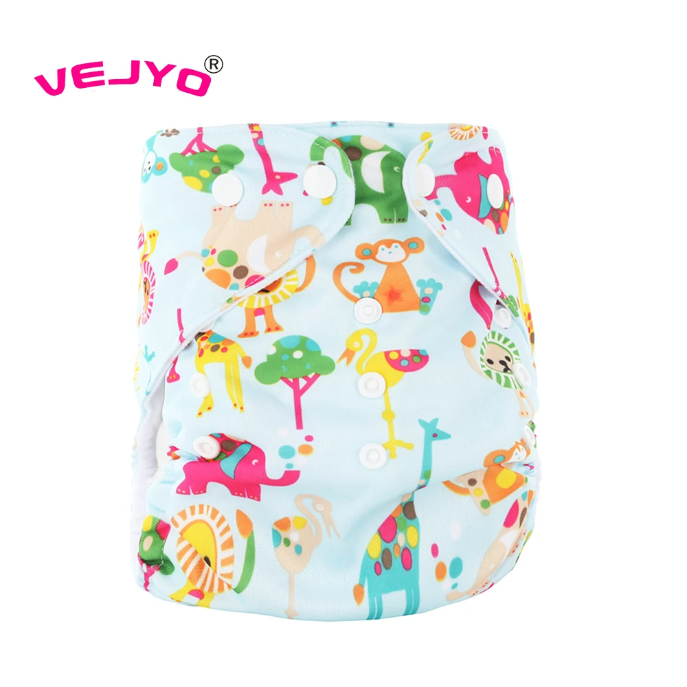 Washable Diapers Cover Baby Reusable PUL Fabric Waterproof AIO Pocket Nappy Diaper Cloth Nappies