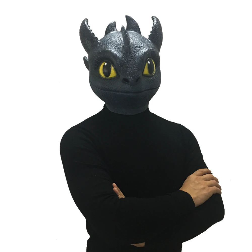 XCOSER Toothless Hiccup Helmet Cosplay How to Train Your Dragon Mask Party NEW 
