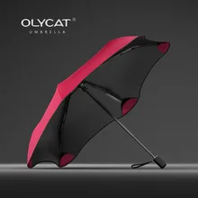 OLYCAT складной зонт от дождя для женщин креативный солнцезащитный детский зонтик для защиты от ветра 6 к алюминиевый зонтик прозрачный зонтик UPF50