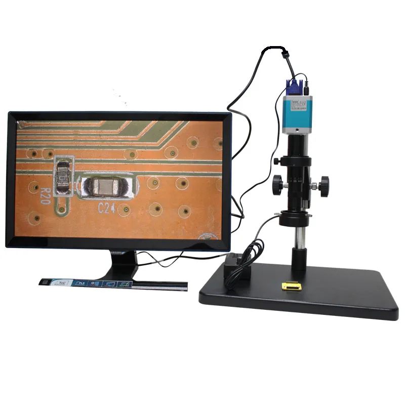 1080P VGA USB C mount Full HD Industrial Microscope Camera SD Card