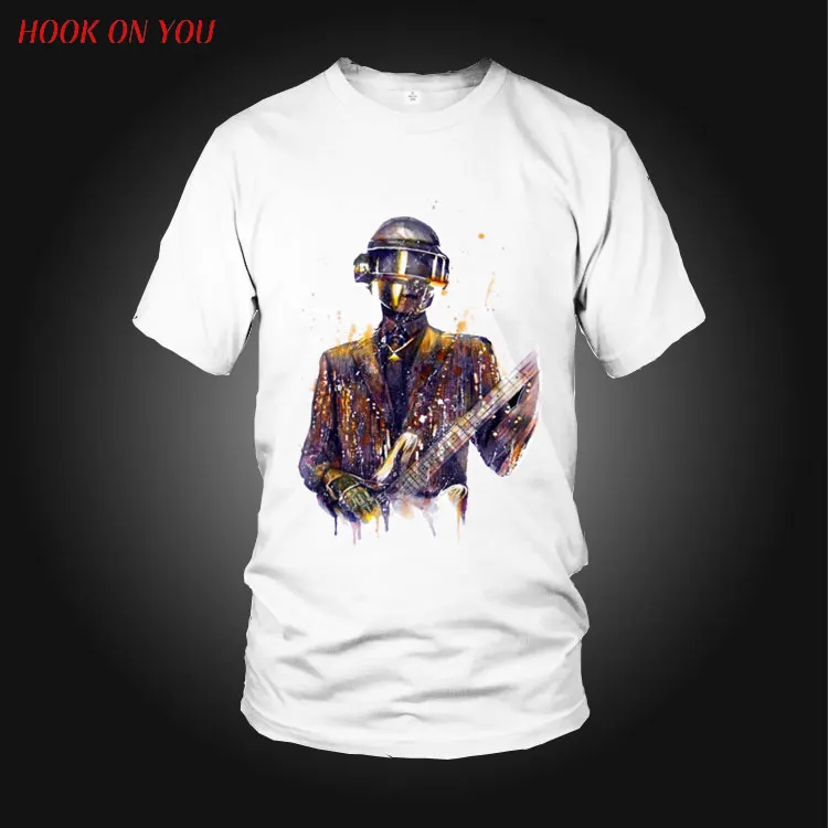 

Newest Fashion Cool Daft Punk of Love Printed T-Shirt Men Funny Anime T Shirts Short Sleeve Tops Tees Modal Casual Clothing