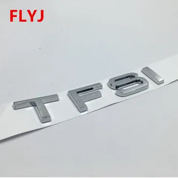

FLYJ ABS TFSI Letters Car Rear Trunk Emblem Badge Sticker For Audi A3 A4 A6 TTS TT S3 S4 Accessories