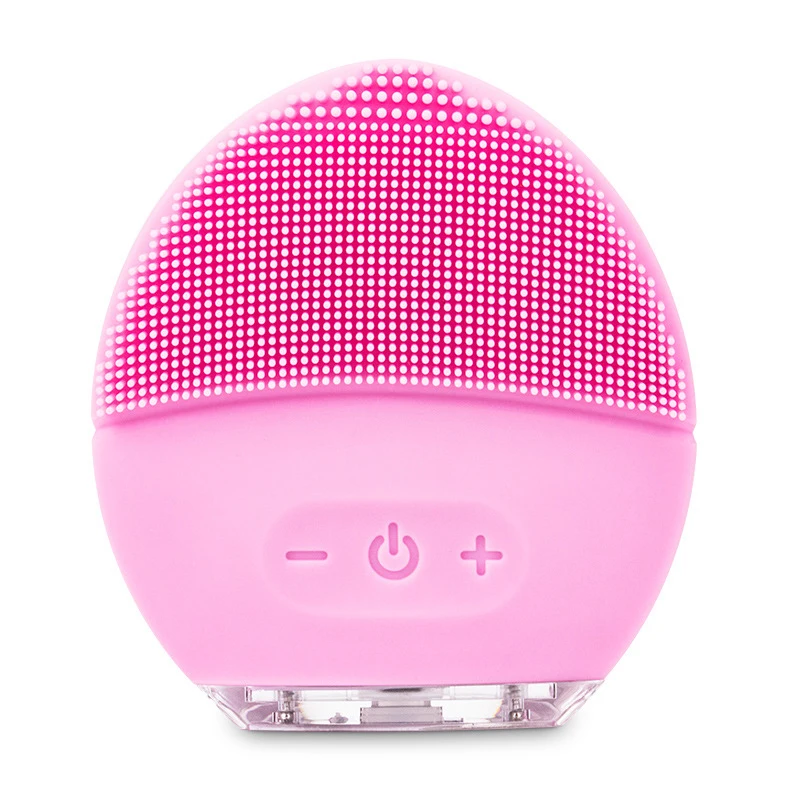 Electric Silicone Facial Cleansing Brush Sonic Vibration Massage USB Rechargeable Smart Ultrasonic Face Cleaner Beauty Tool | Красота и