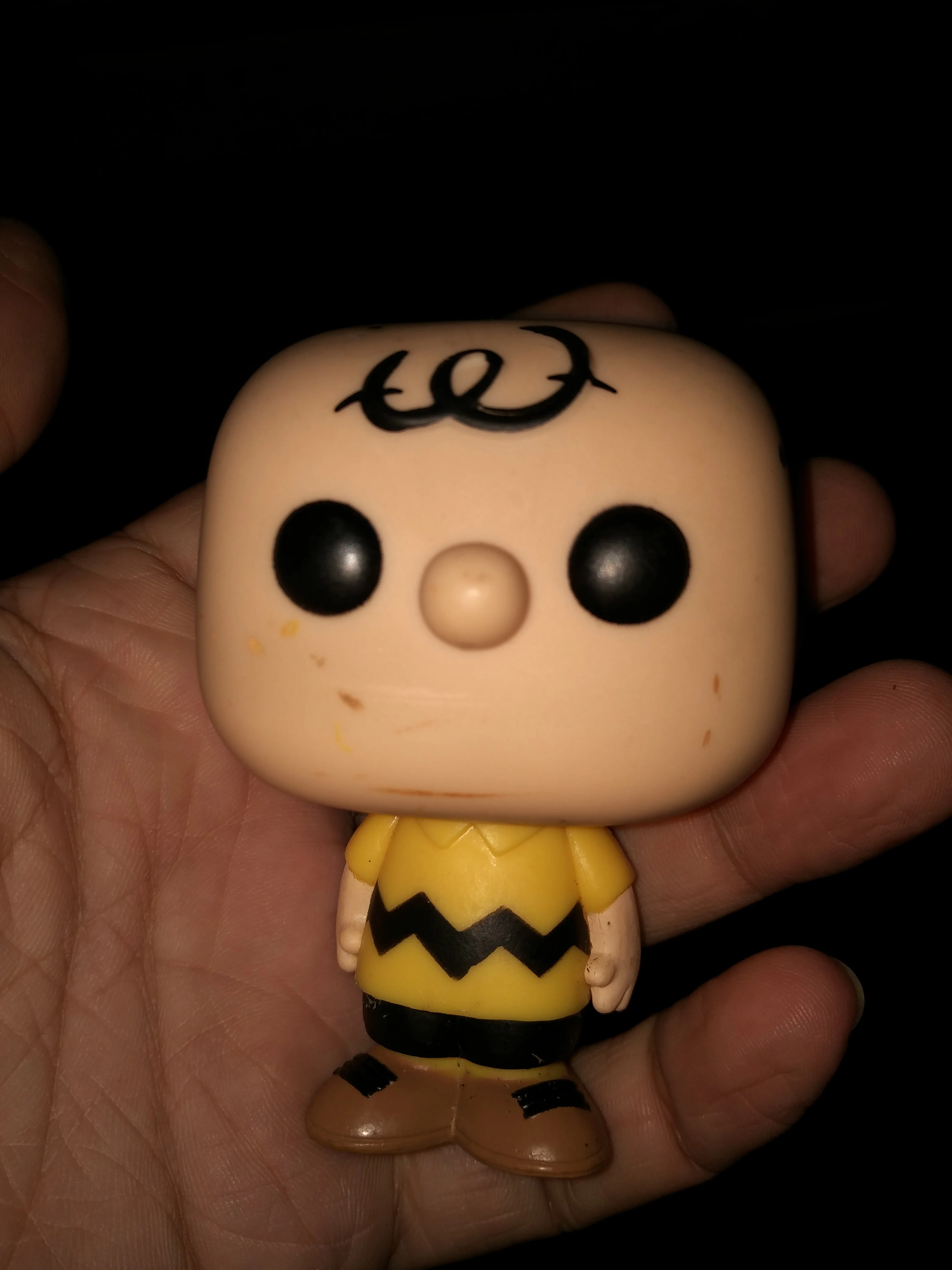 

Original Funko pop Secondhand Peanuts - Charlie Brown Vinyl Action Figure Collectible Model Loose Toy No Box