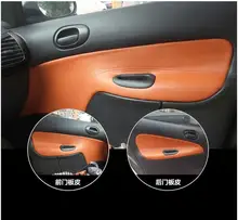 Microfibra In Pelle Pannello Porta Interna Bracciolo Copertura Per Peugeot 206 207 Citroen C2 AAB031