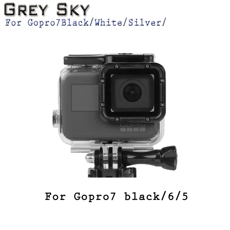 Корпус с сенсорным экраном водонепроницаемый чехол для GoPro Hero 7 Black Go Pro Hero7 серебристый/белый защитный чехол для камеры аксессуары для