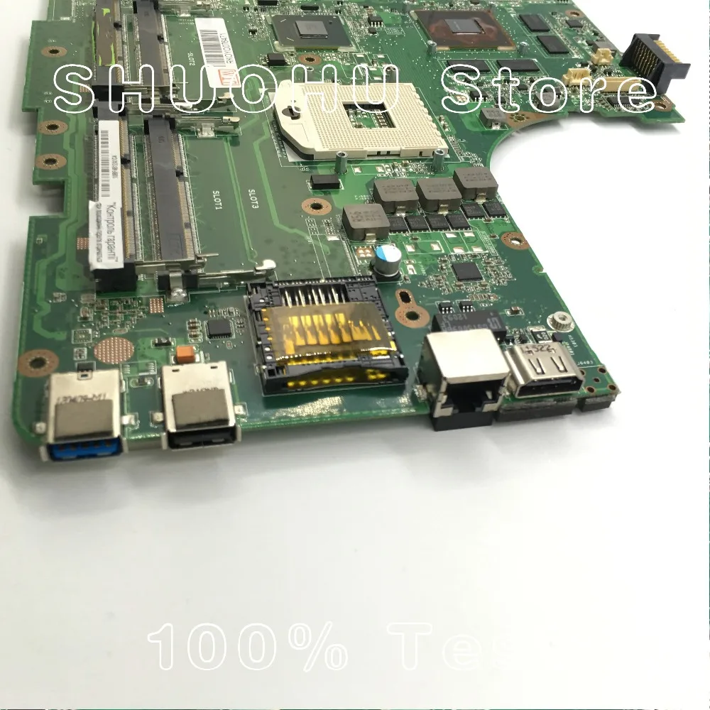 Материнская плата KEFU для ноутбука ASUS GT630/2 ГБ 4 слота N53SN N53SM N53SV N53S протестированная