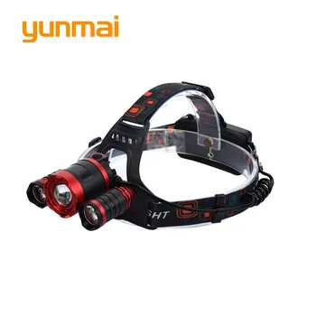 

Led Headlight 8000Lm Rechargeable Headlamp Flashlight Head Torch Linterna Xml T6+2Q5 Use 18650 Battery Car Charger Fishing Light