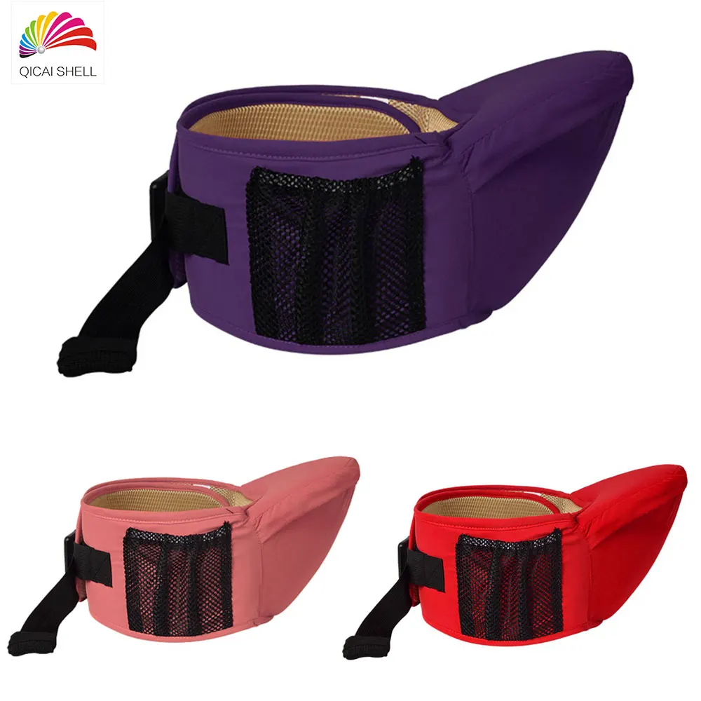 Five Colors Breathable Fabric Baby Carrier Hip Seat Backpack Baby Sling