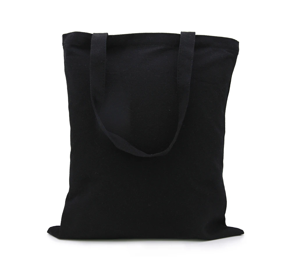 LG0085,5pcs Oivefeet Plain Black Cotton Canvas Tote Bag on 0 | Alibaba Group