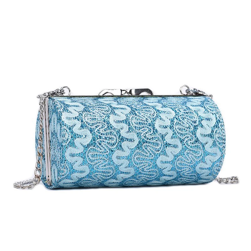 Buy Luxury Floral Lace Sequined Women Oblong Shoulder