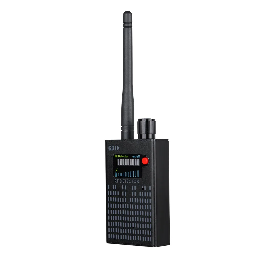 G318 Anti-spy wireless Bug Detector RF Signal Detector GSM Listening Device Finder Radar Radio Scanner Wireless Signal Alarm